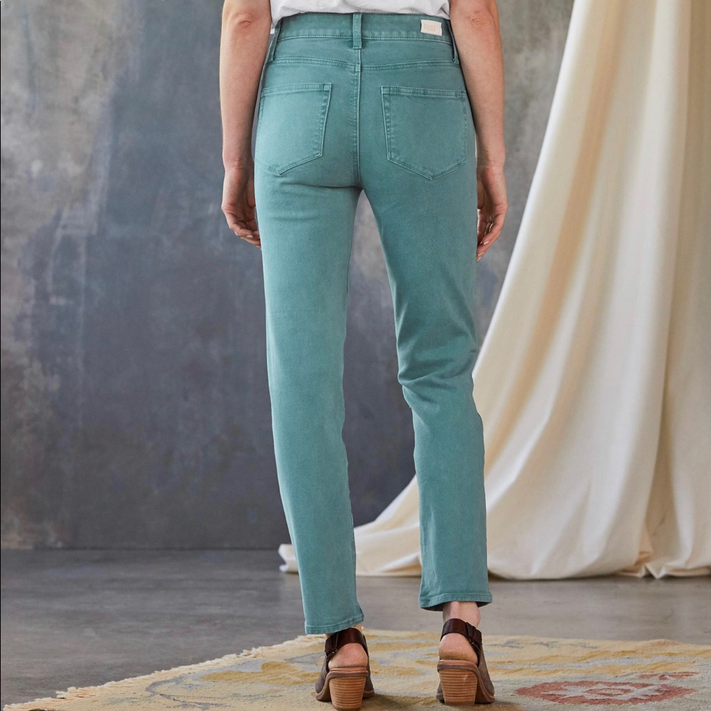 Paige Cindy Teal Jeans. New With Tags.
